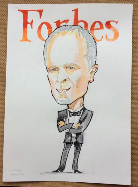 директор на обложке Форбс от шаржиста Мишеля, Михаила Шабалина Минск корпоратив