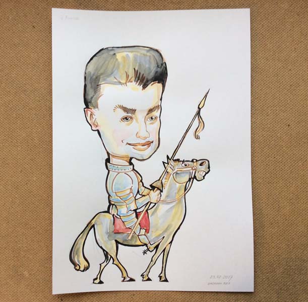 Прикольные шаржи на 23 февраля Шаржист Михаил Шабалин шаржист Мишель