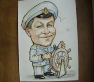 Капитан держит штурвал Шаржист Михаил Шабалин шаржист Мишель